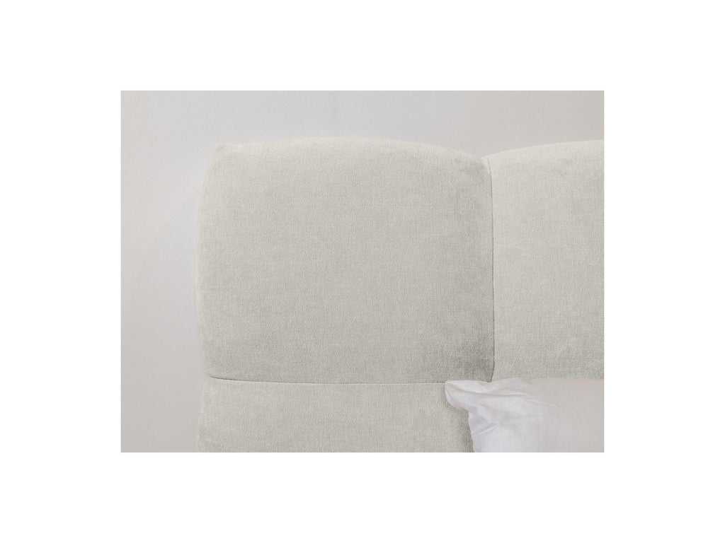 Bed with Solid Slats - Kumo - Natural Wooden Legs