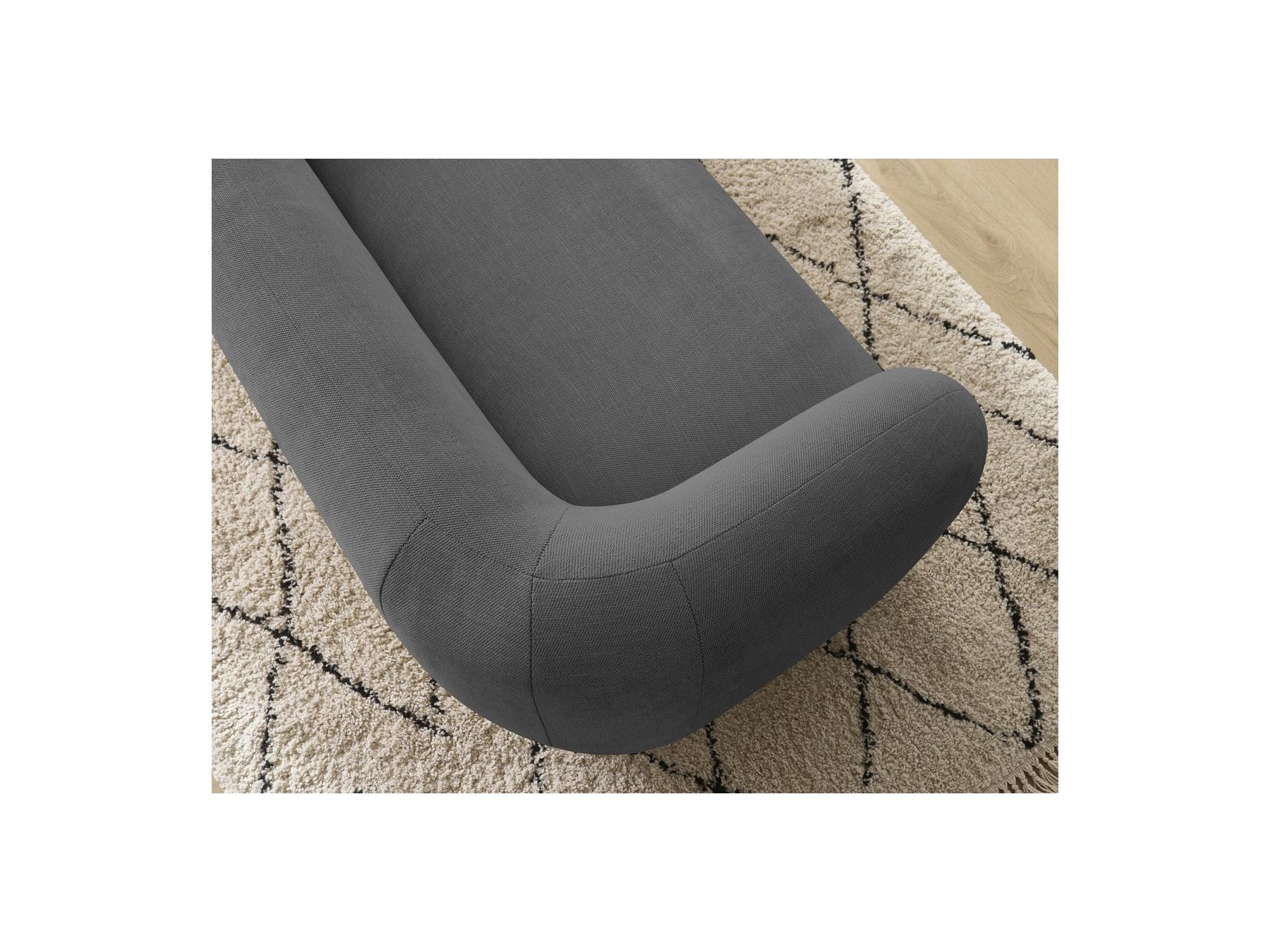 Celine - Canapé Droit Fixe 2 Places - Tissu Lisse