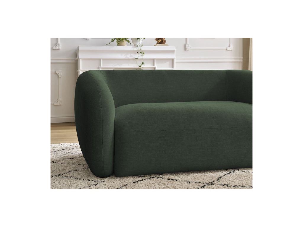 Celine - Canapé Droit Fixe 2 Places - Tissu Lisse