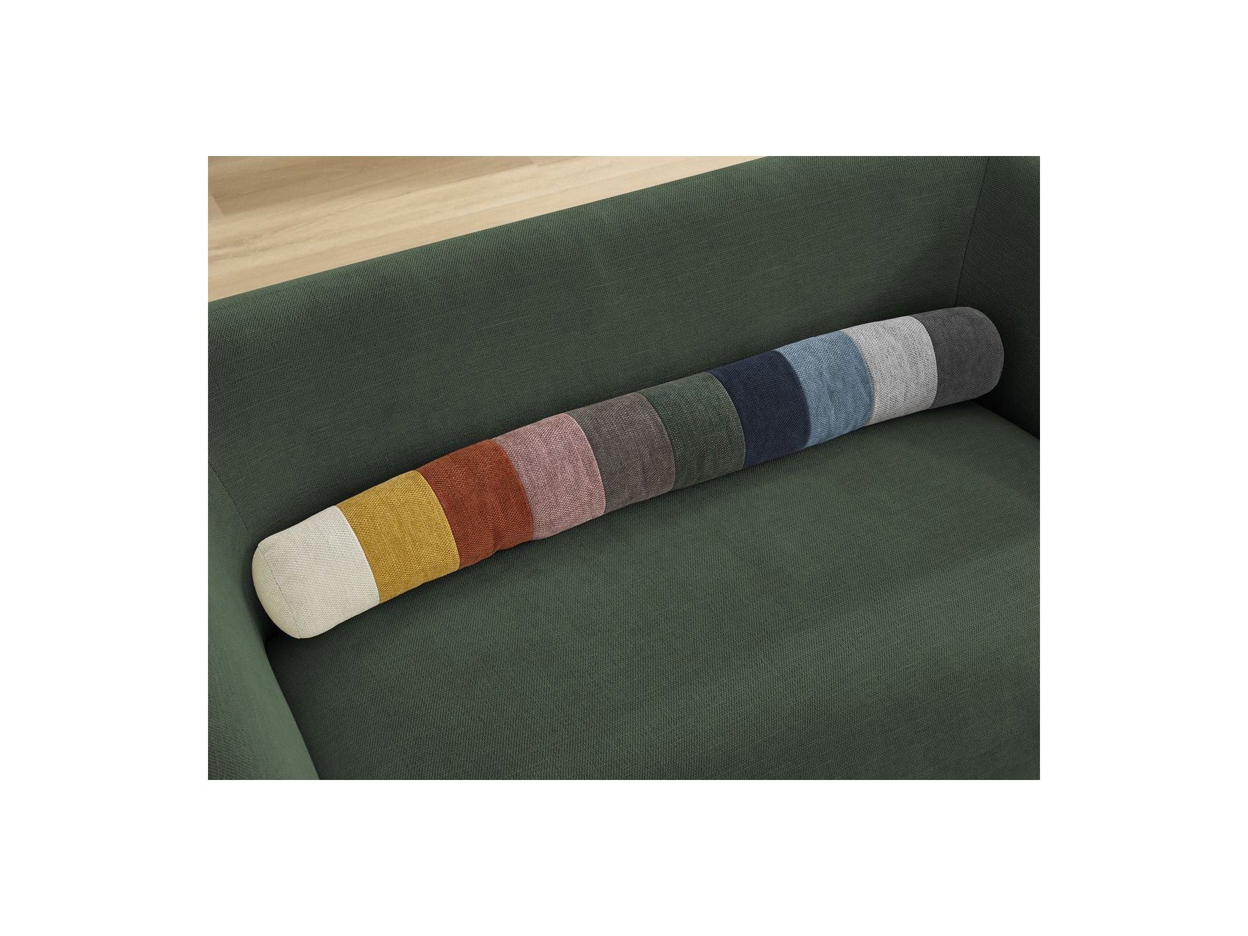 Celine - Canapé Droit Fixe 2 Places - Tissu Lisse