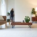Bonnie - Table Basse Rangement - Palissandre - Marron Foncé