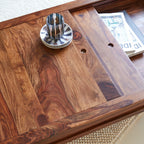 Bonnie - Table Basse Rangement - Palissandre - Marron Foncé
