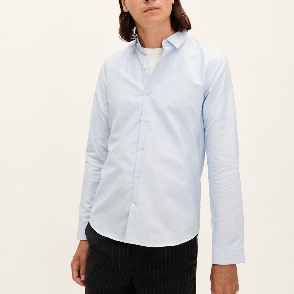 Camisa Oxford Easycare Botón - Azul Cielo - Hombre