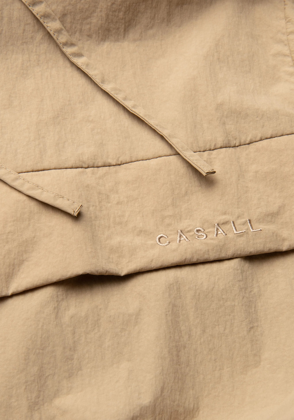 Active Short Sleeve Track Jacket - Dark Sand
