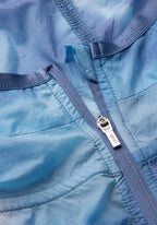 Breeze Printed Running Jacket - Breeze Blue Shadow