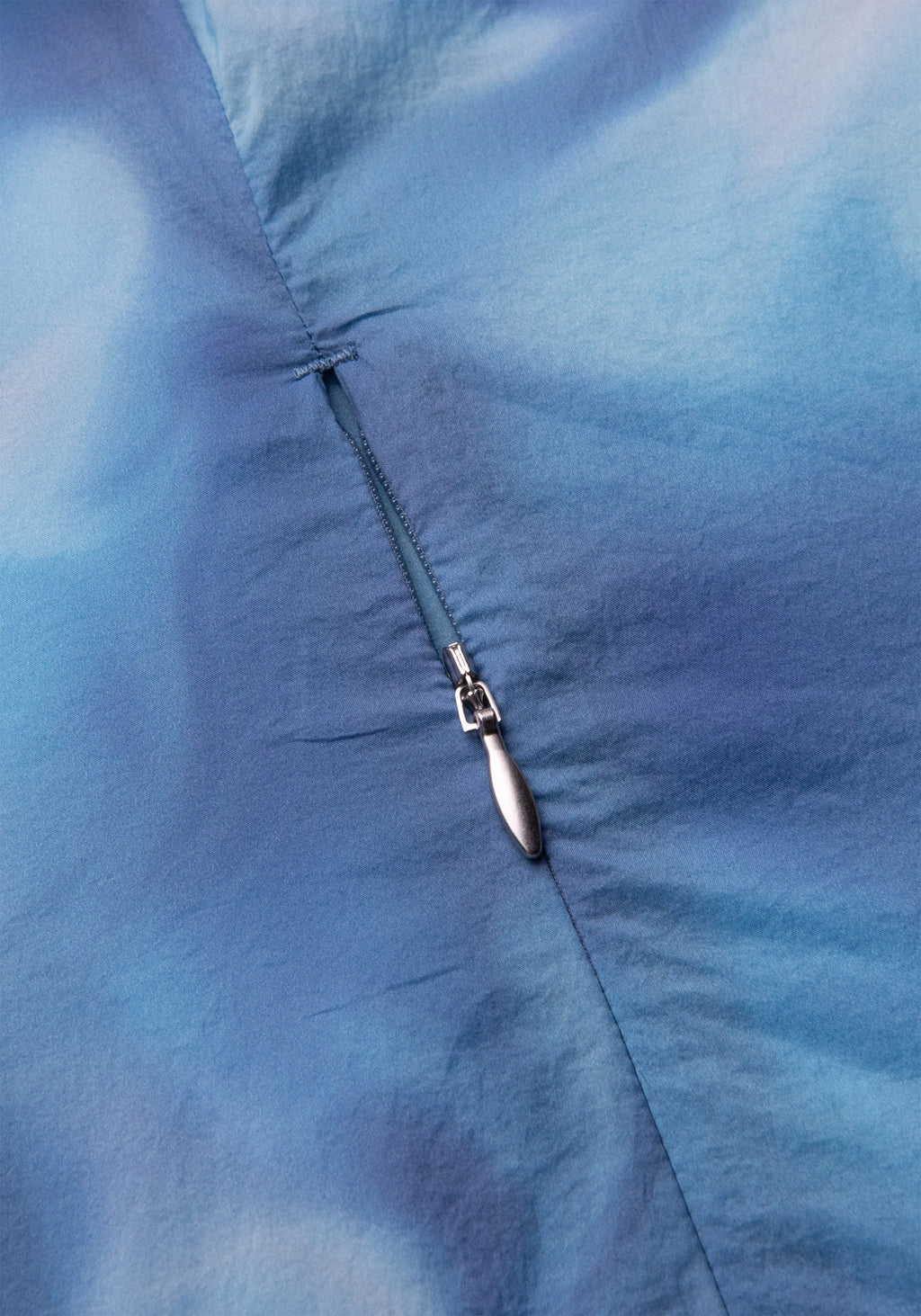 Breeze Printed Running Jacket - Breeze Blue Shadow