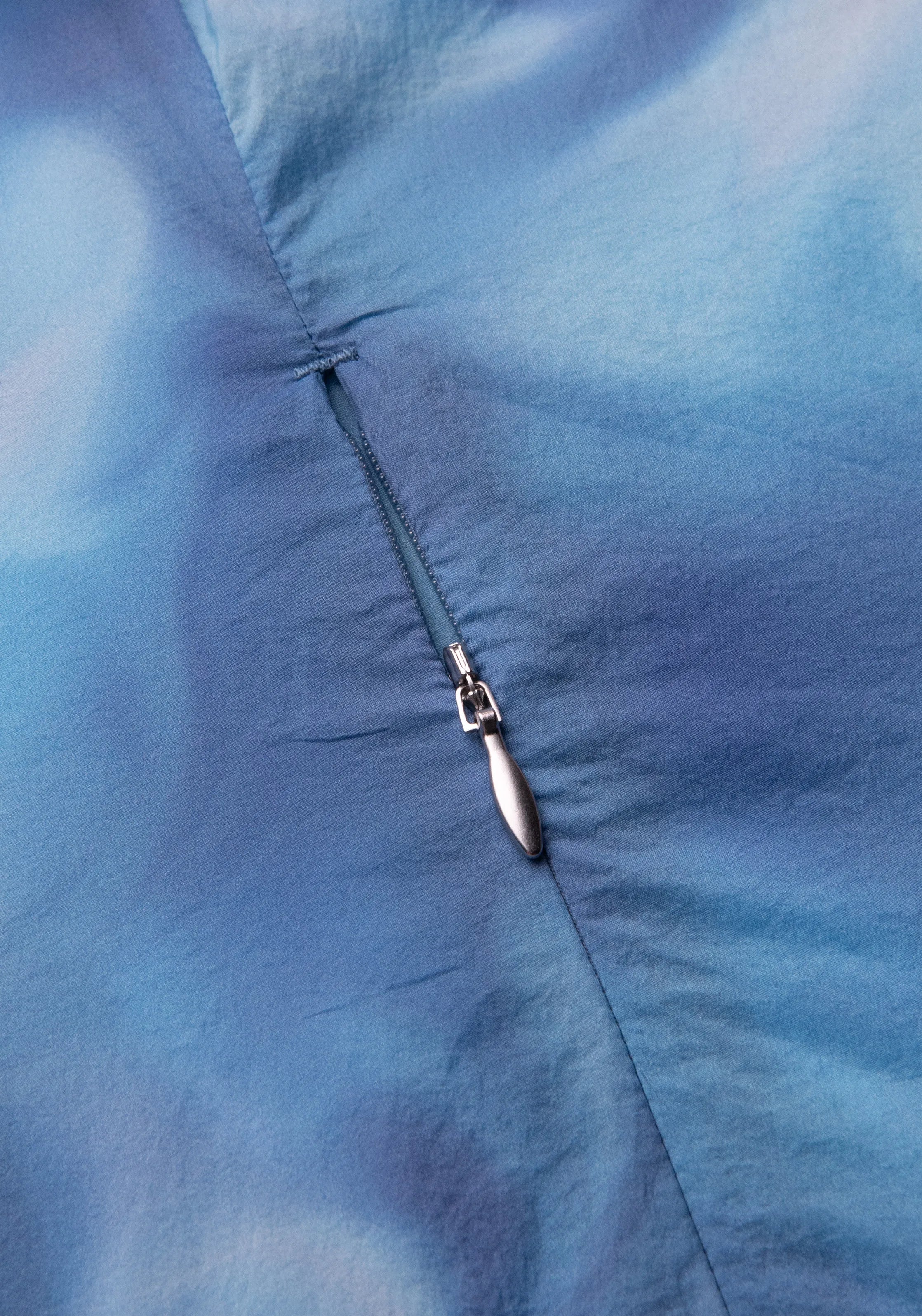 Breeze Printed Running Jacket - Breeze Blue Shadow