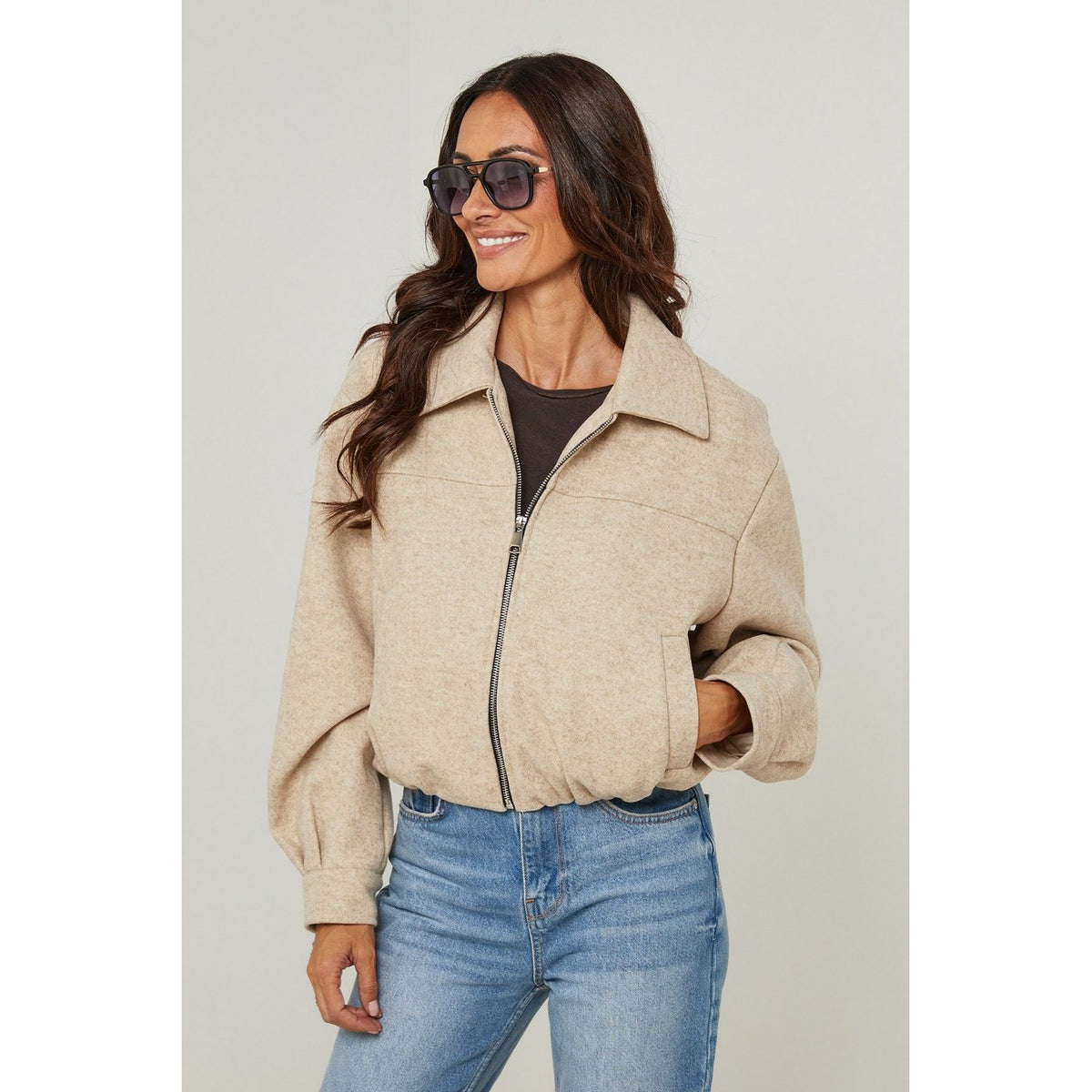 Jacke – Beige