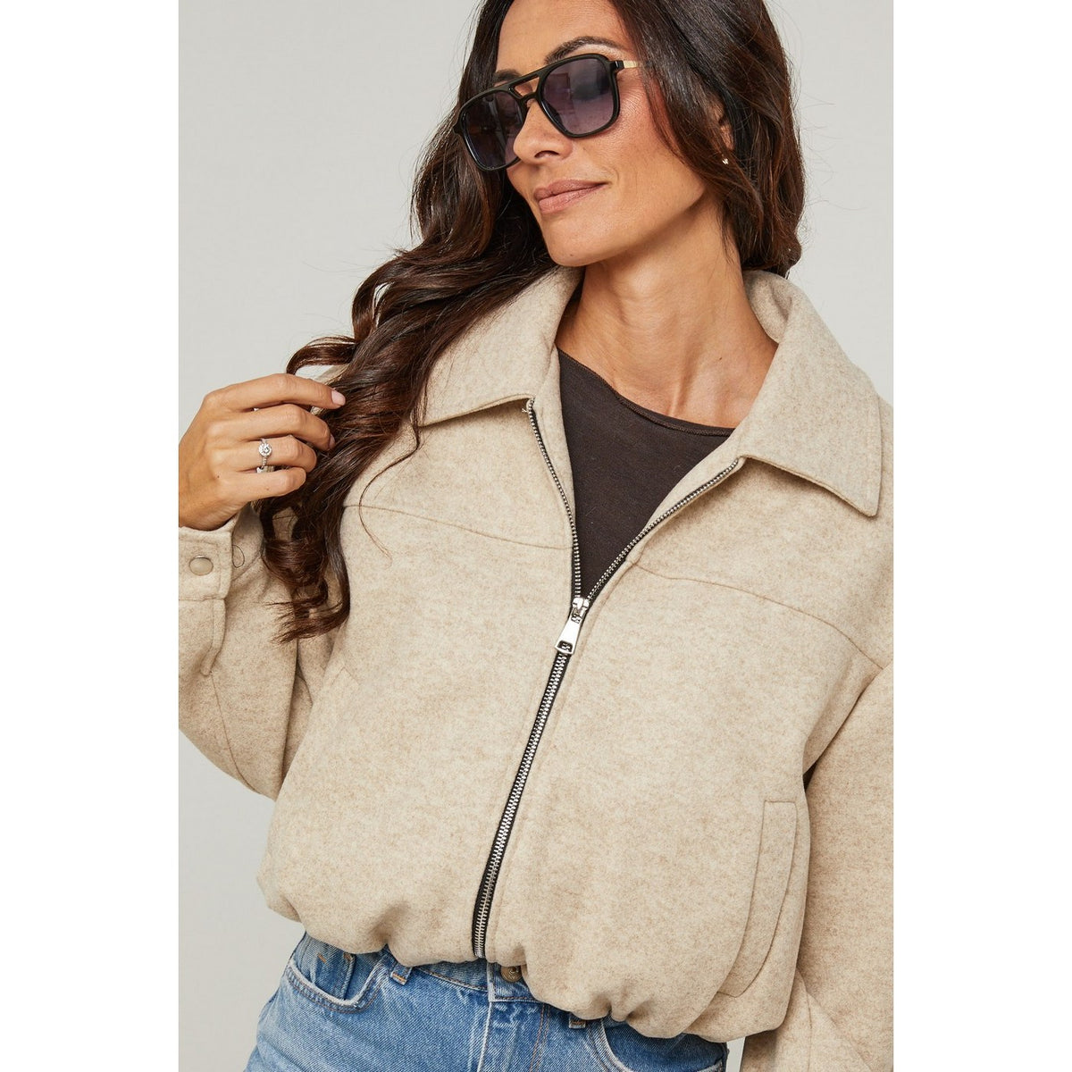 Jacke – Beige