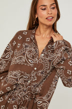 Conjunto Camisa Y Pantalón Corto - Choco
