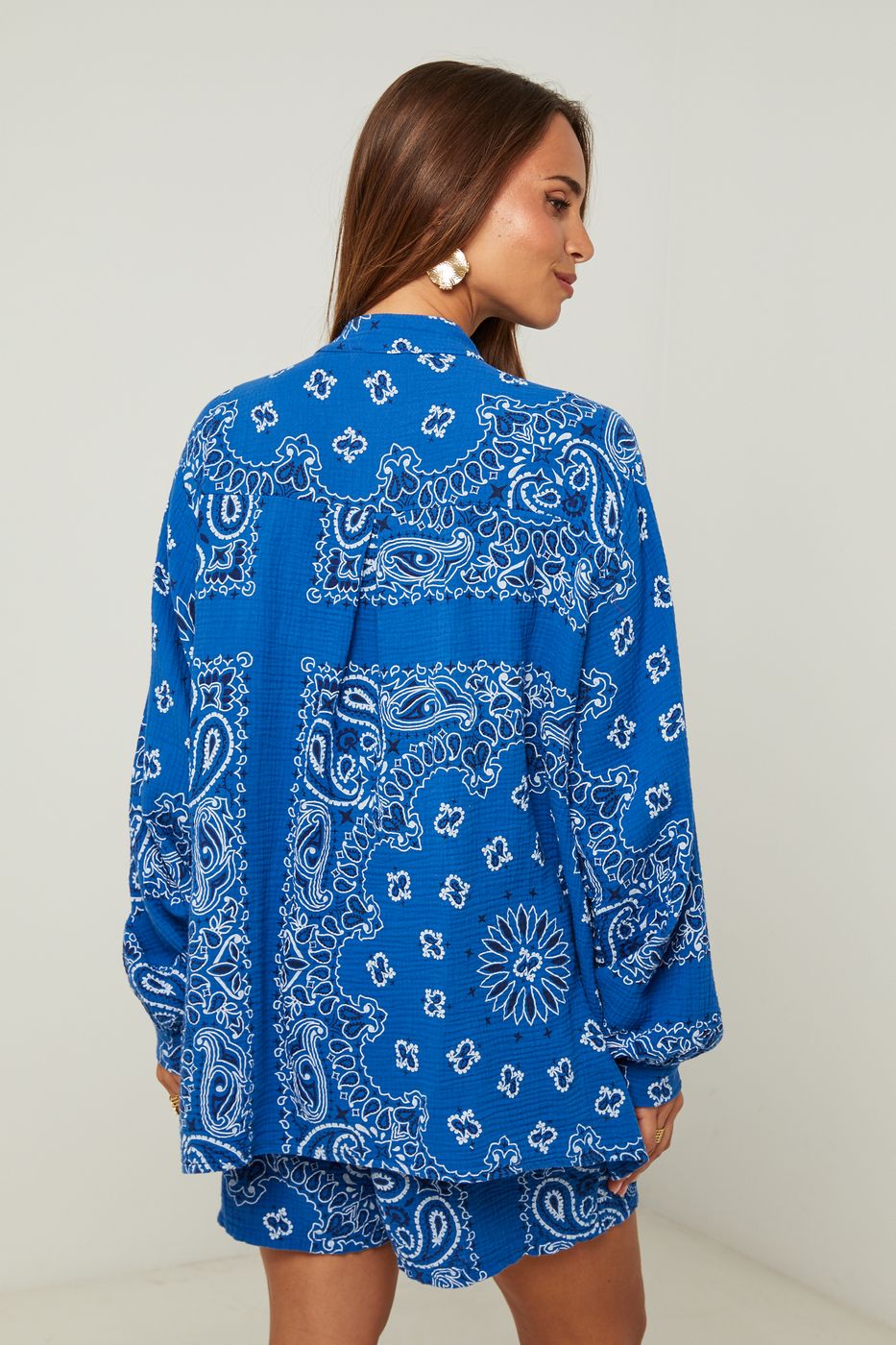 Shirt And Shorts Set - Indigo