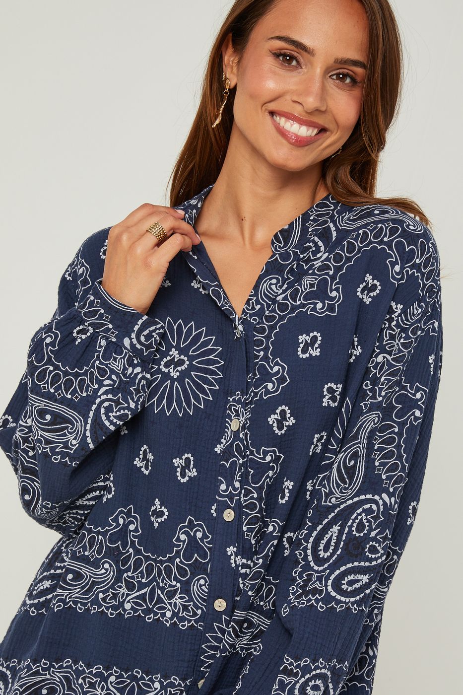Shirt And Shorts Set - Navy