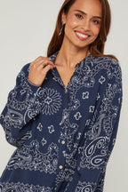 Shirt And Shorts Set - Navy