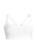 Defined Rib Sport Top - White