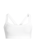 Defined Rib Sport Top - White