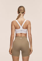 Defined Rib Sport Top - White