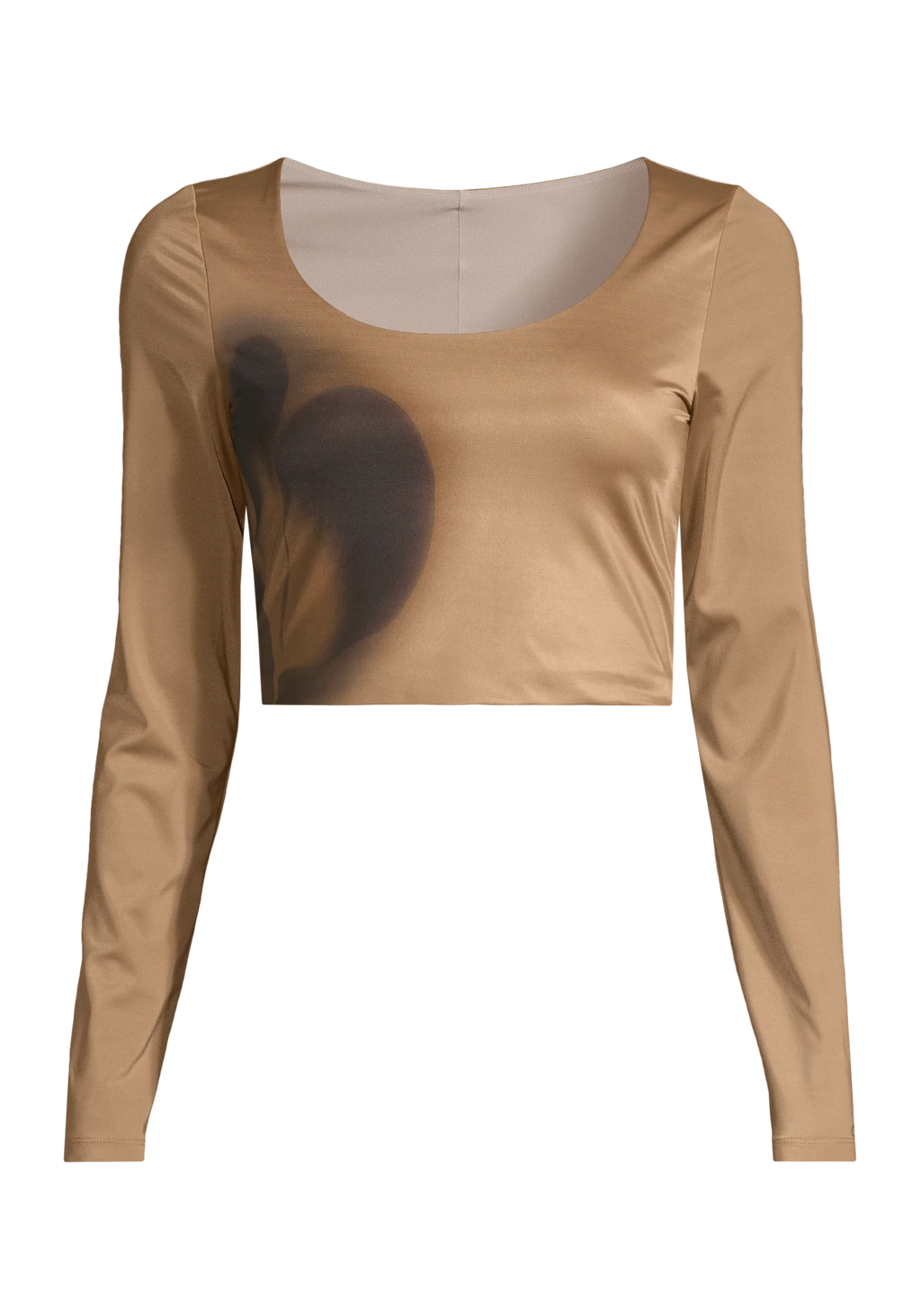 Aura Flower Print Long Sleeve - Aura Lt Khaki