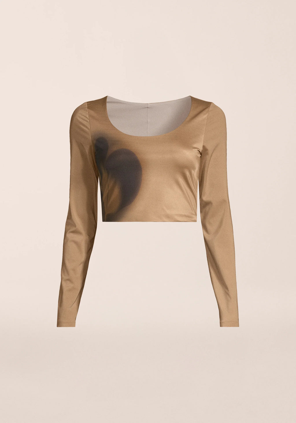 Aura Flower Print Long Sleeve - Aura Lt Khaki