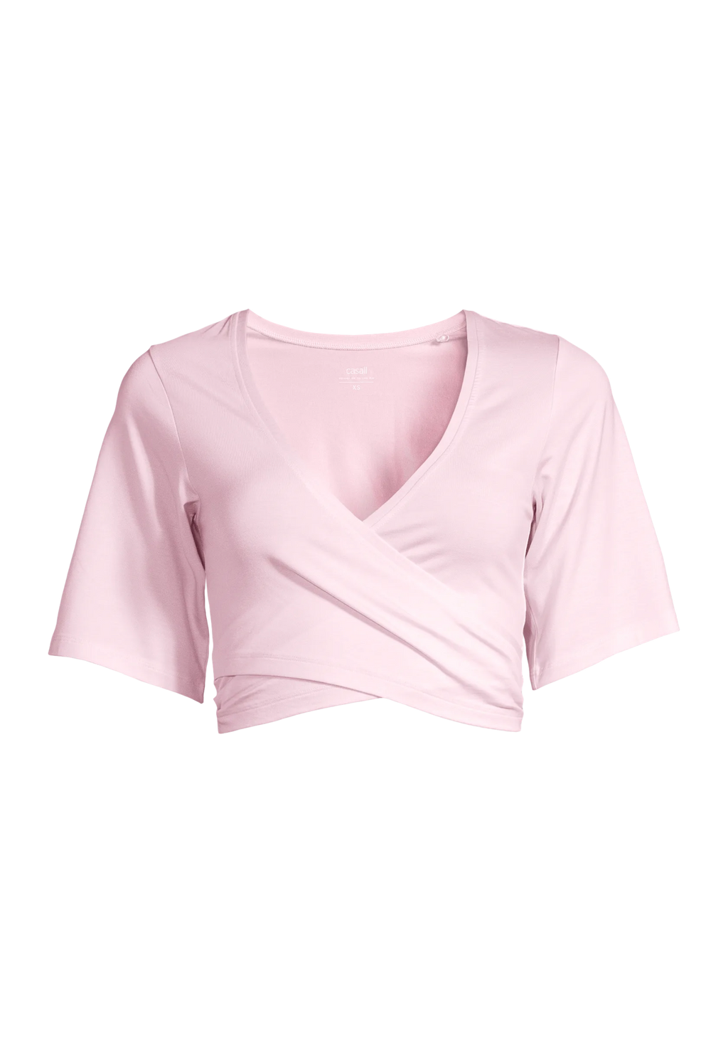 Deligth Cropped Wrap Top  - Lush Pink