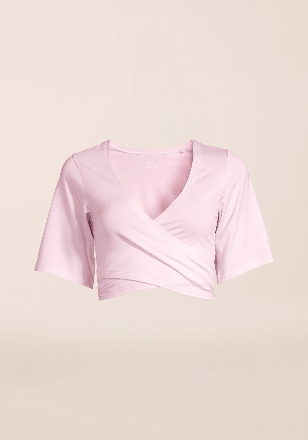 Deligth Cropped Wrap Top  - Lush Pink