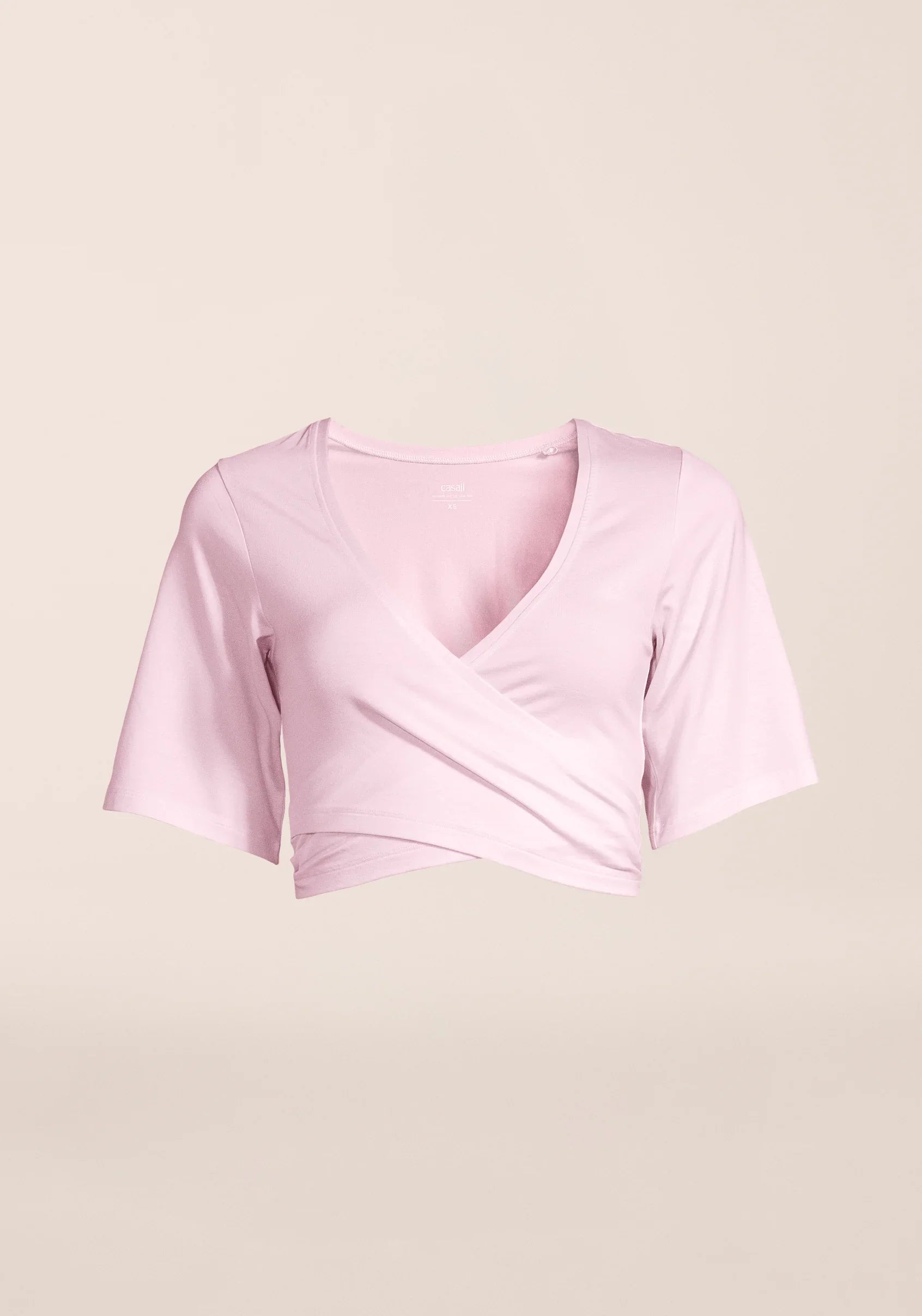 Deligth Cropped Wrap Top  - Lush Pink