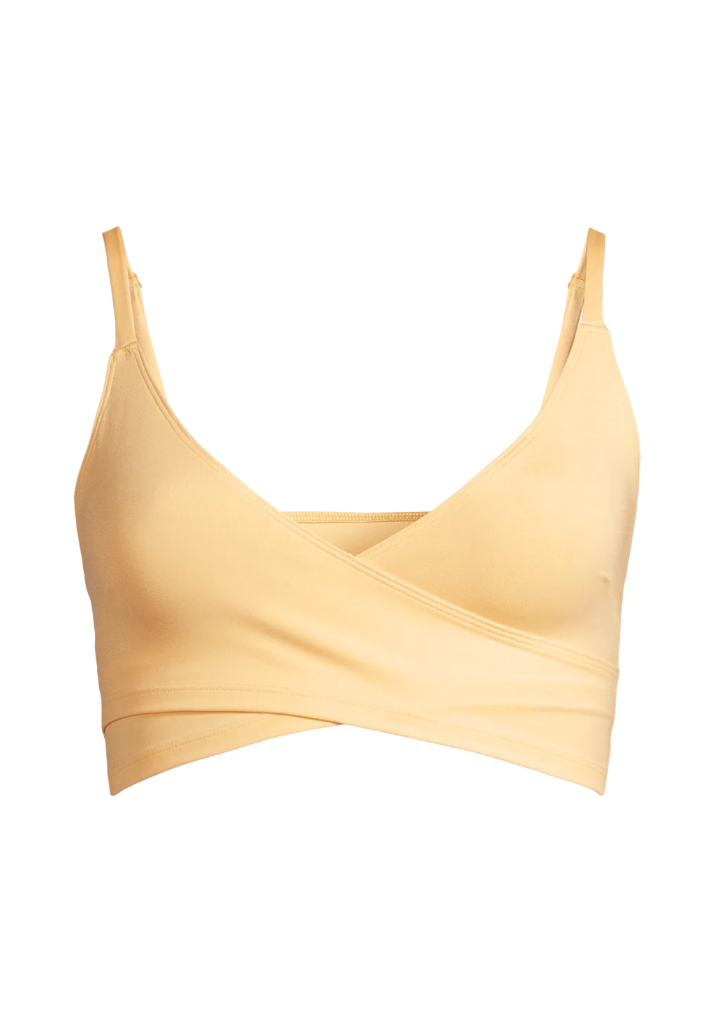 Cross Overlap Sports Top  - Soul Yellow