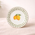 Juego de 6 platos de postre - Limón - 20 cm - Porcelana