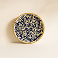 Set of 6 Dessert Plates - Héraclée - 19 cm - Stoneware - Blue Design