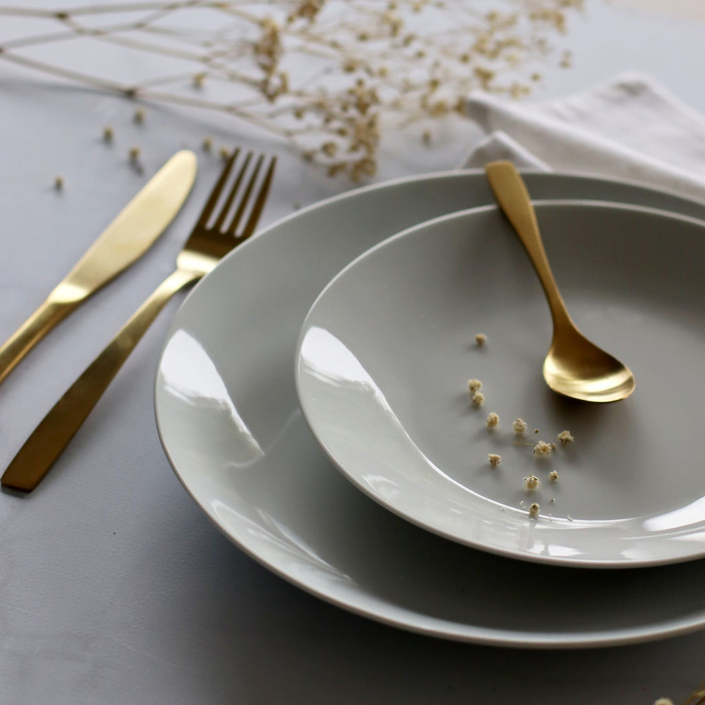 Set of 6 Dinner Plates - Metropolitan - 27 cm - Porcelain