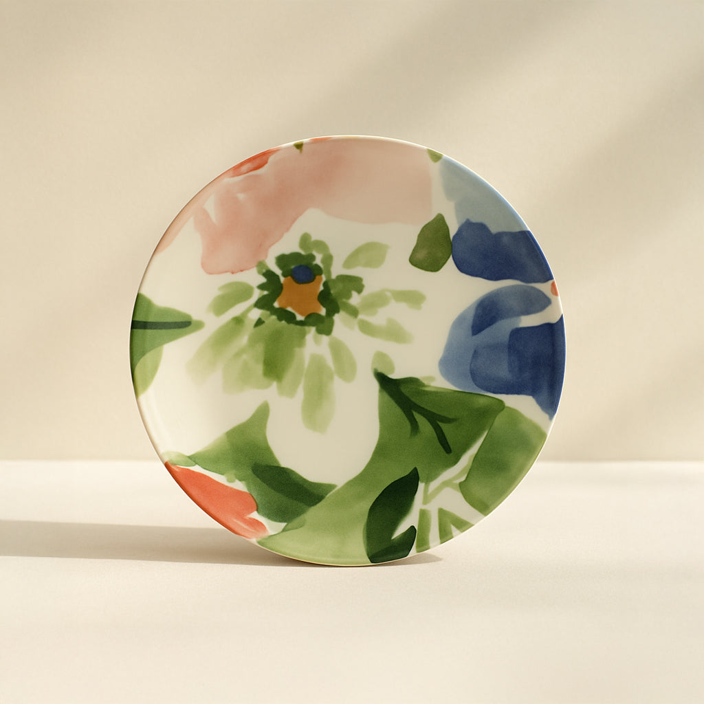Floralux - Set van 6 diepe borden - 21 cm - Porselein