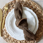 Juego de 6 platos de postre - Charlotte - 20 cm - gres - blanco