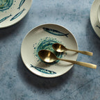 Set of 6 Dessert Plates - Sardine - 20 cm - Earthenware