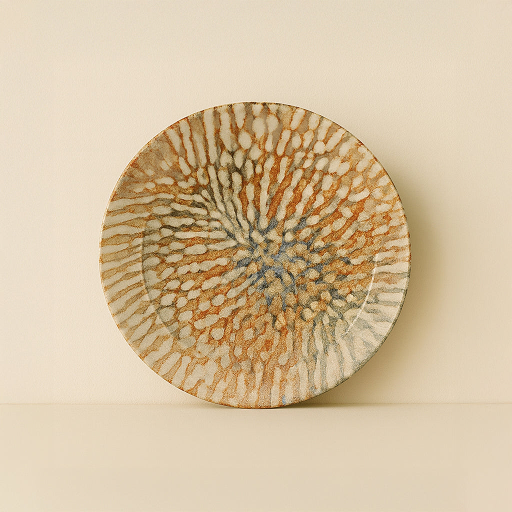 Set of 6 Amber soup plates – 20.5 cm – stoneware