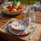 Set of 6 Jaipur soup plates – 19 cm – stoneware