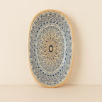 Set of 6 Oval Plates - Byzantium - 18.5 × 10.5 cm - Porcelain