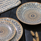 Set of 6 Byzantium dinner plates – 27 cm – porcelain