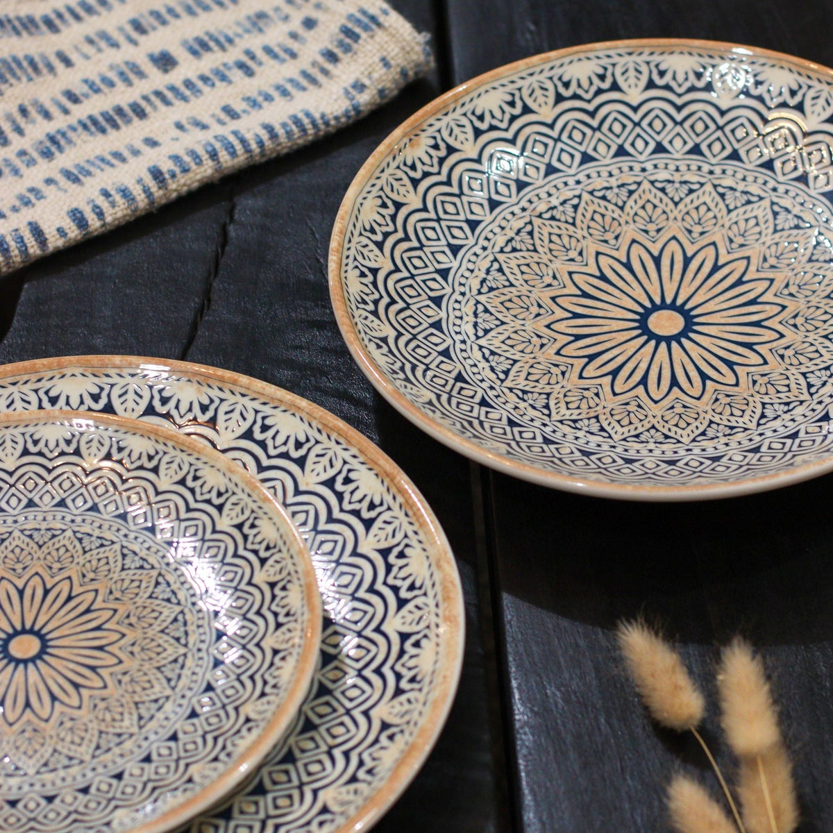 Set of 6 Byzantium dinner plates – 27 cm – porcelain