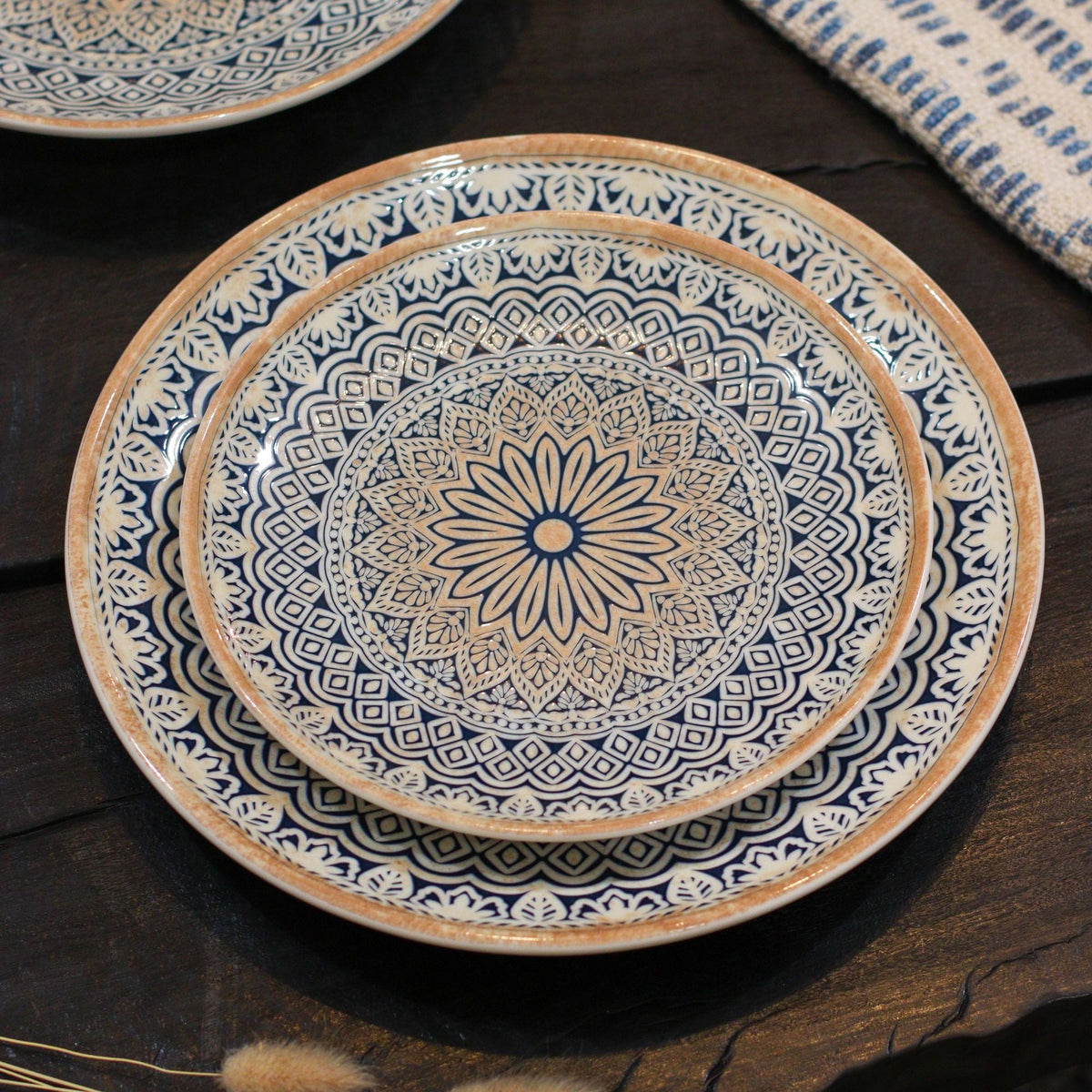 Set of 6 Byzantium dinner plates – 27 cm – porcelain