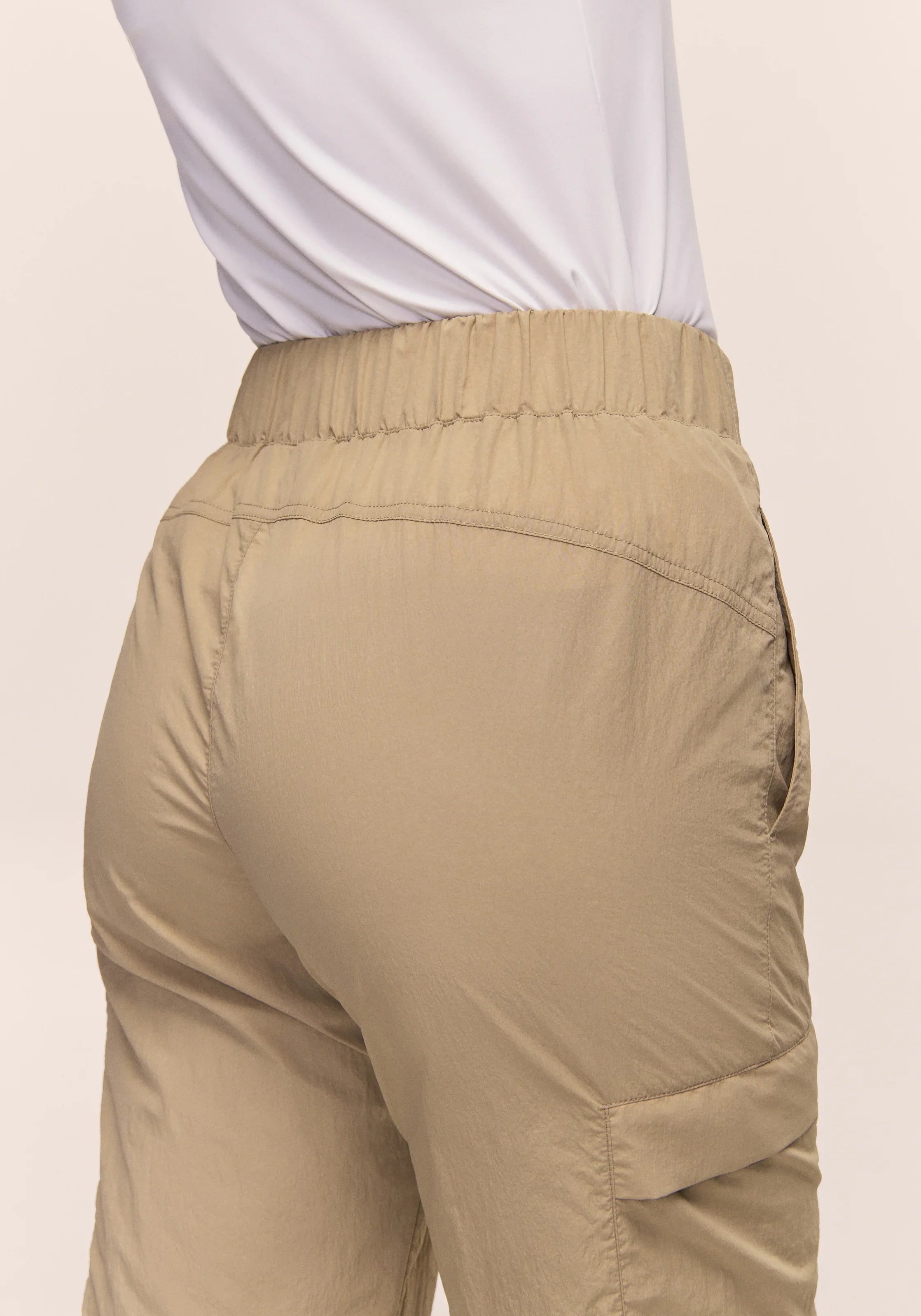 Active Adjustable Track Pants - Dark Sand