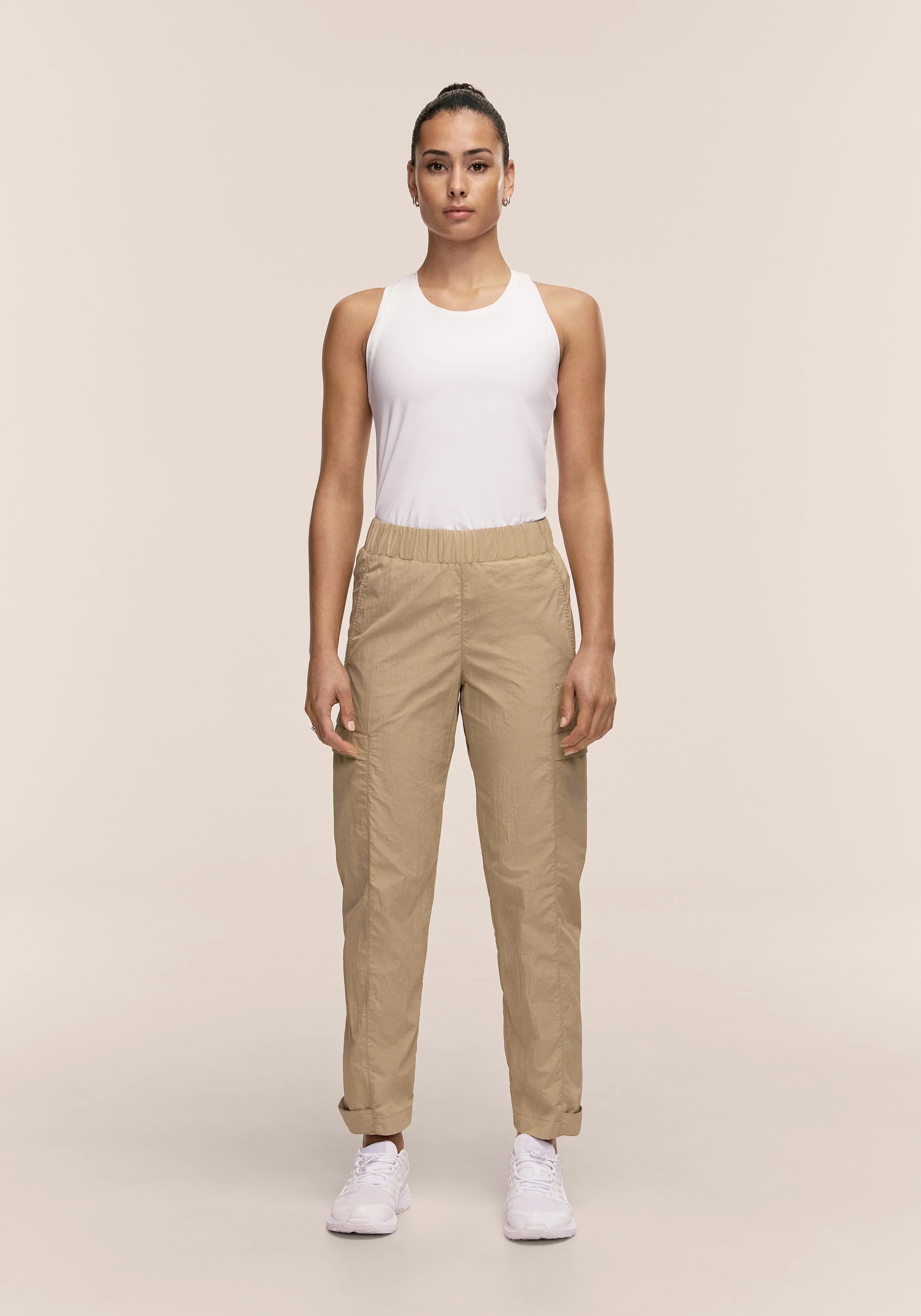 Active Adjustable Track Pants - Dark Sand