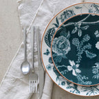 Set of 6 Dinner Plates - Botanic - 27 cm - Porcelain