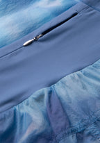 Breeze Printed Running Short  - Breeze Blue Shadow