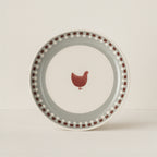 Set of 6 Gallina Dinner Plates - 26 cm - Stoneware