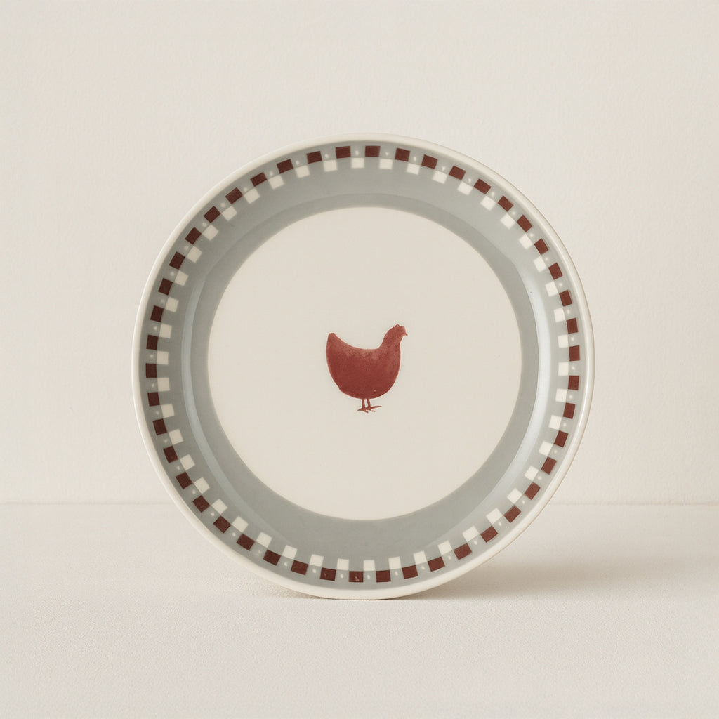 Set of 6 Gallina Dinner Plates - 26 cm - Stoneware