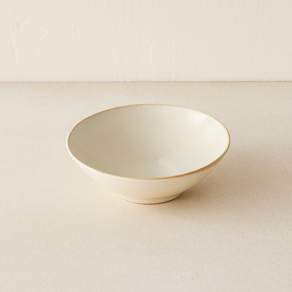 Set di 6 coppette - Sfumatura - 15 cm - Porcellana - Bianco