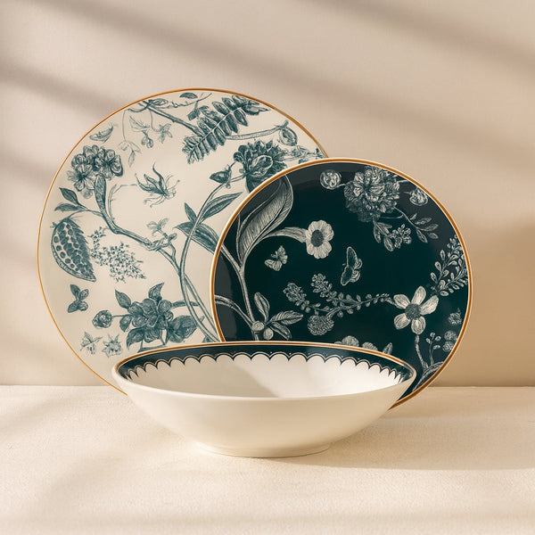 Botanic - Serwis Obiadowy - 36 Elementów - Porcelana