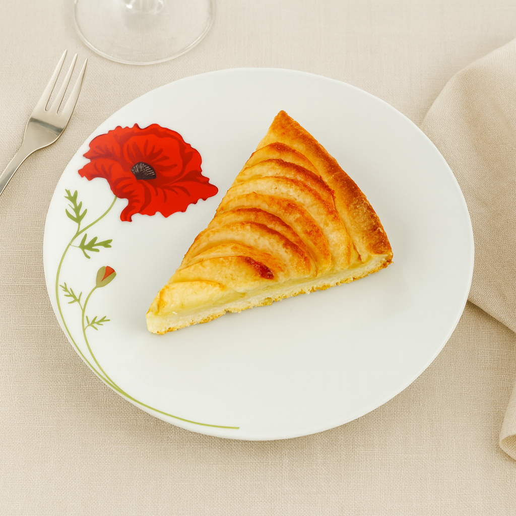 Service De Table - Coquelicot - 36 Pièces - Porcelaine