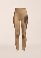 Aura Flower Print Tights - Aura Lt Khaki