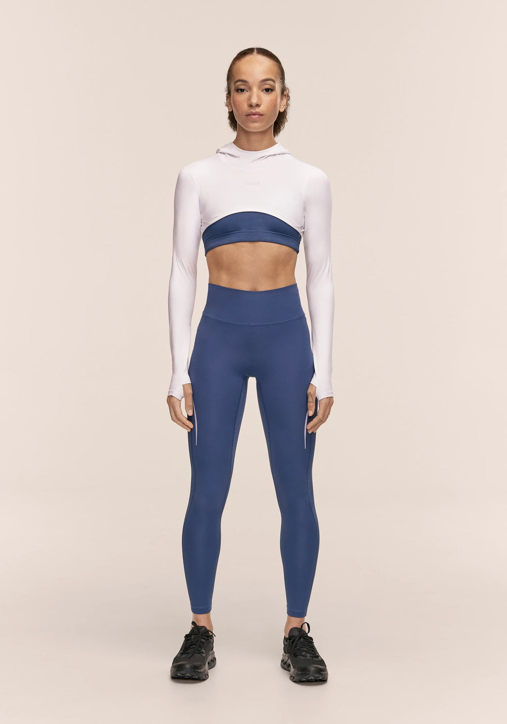 Performance Running Tights - Blue Shadow