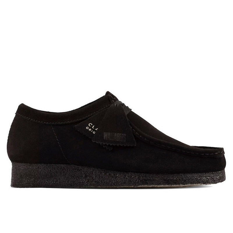 Clarks Originals Wallabee Black Suede (Women's)
